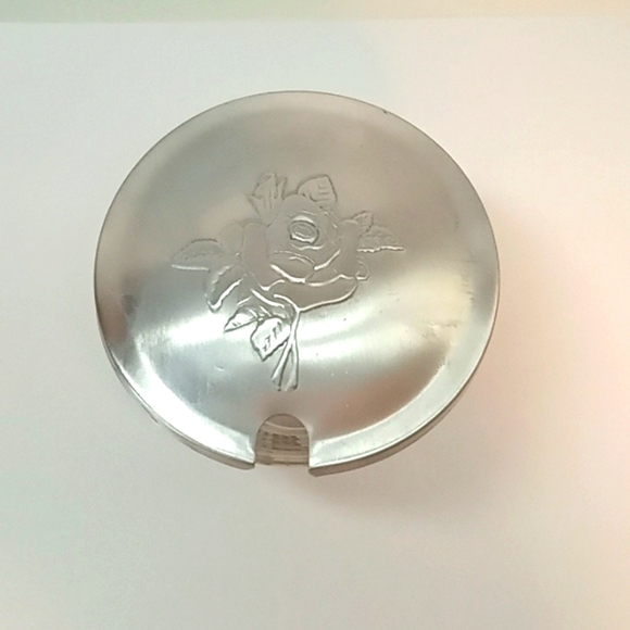 Vintage Libbey Mid-Century Modern black, white and gold condiment jar. - Picture 4 of 8